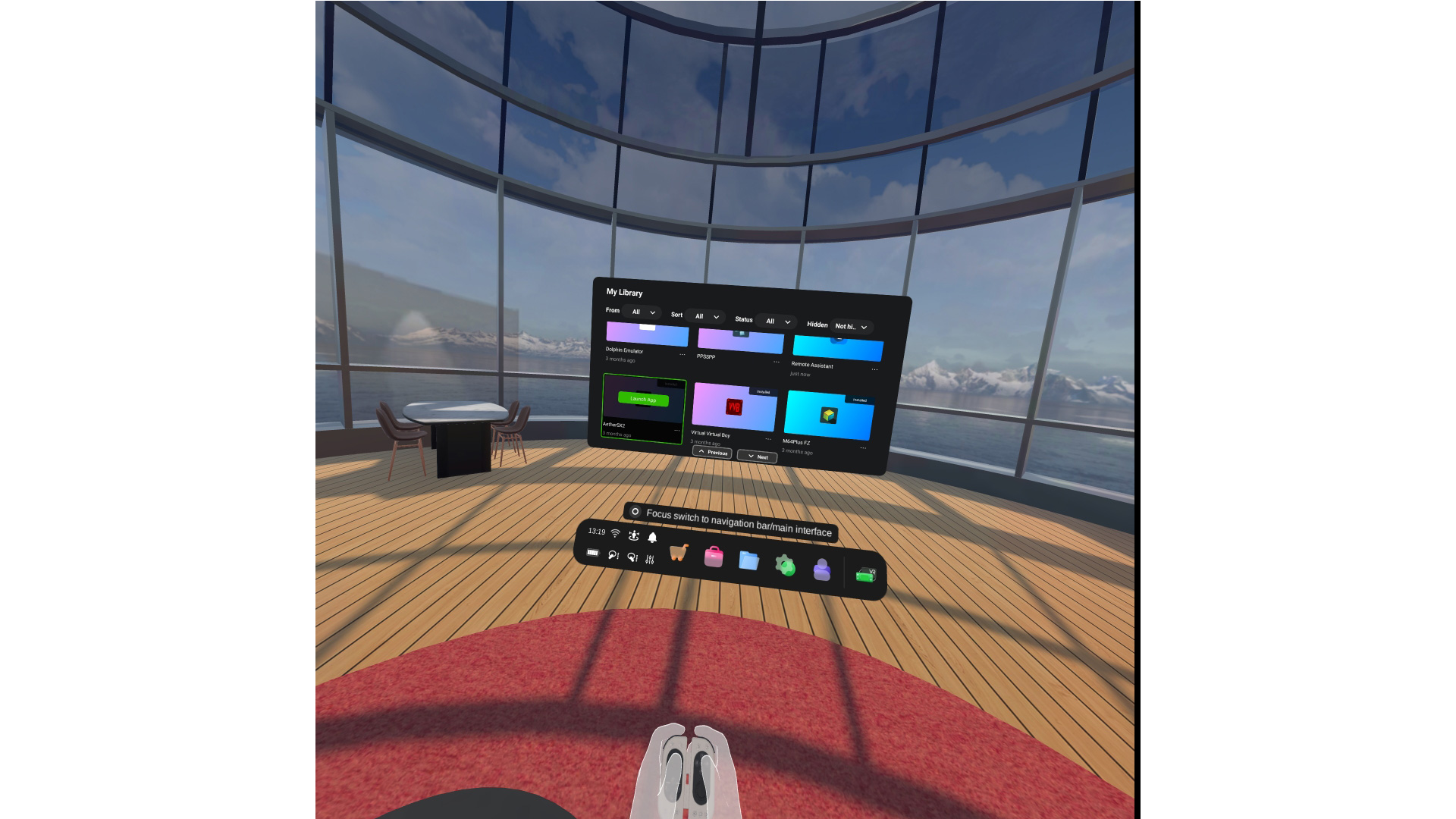 pimax portal view vr